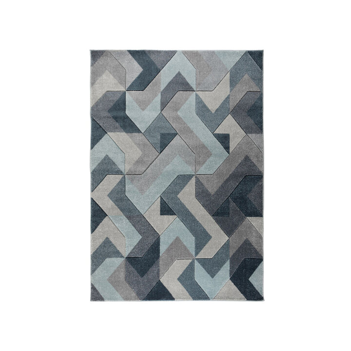 Moderner Teppich - Hando Arora Blau  - 1