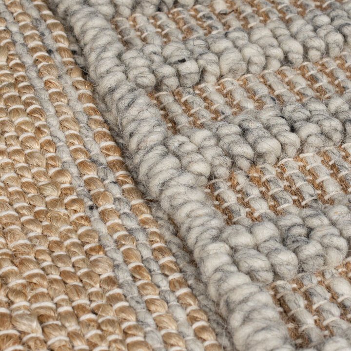 Jute Teppich - Jubio Medina Natur Grau - 2