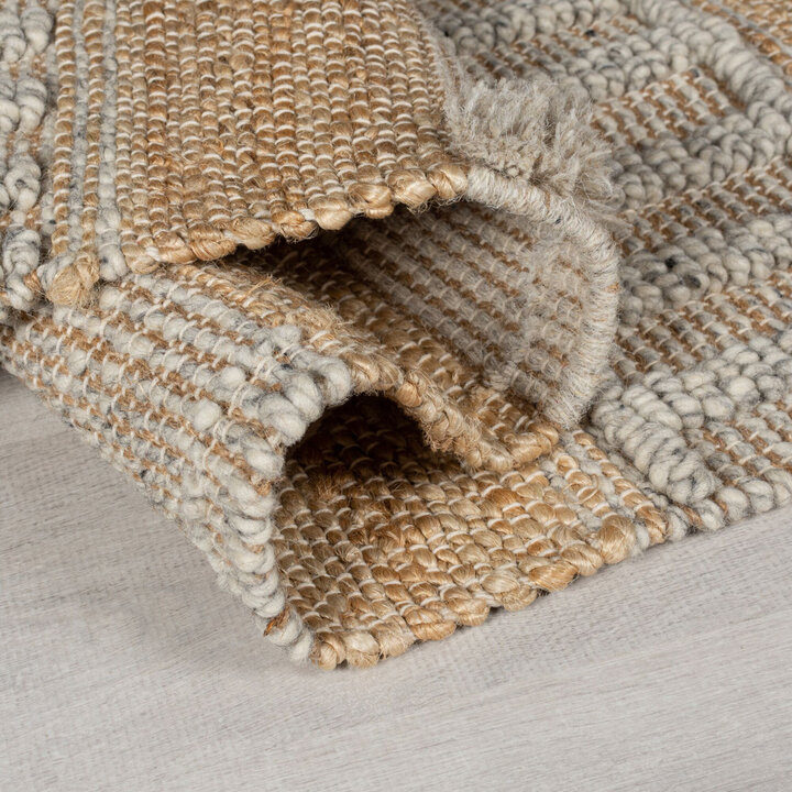 Jute Teppich - Jubio Medina Natur Grau - 4