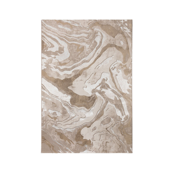 Marmor Teppich - Erio Marbled Beige - 1