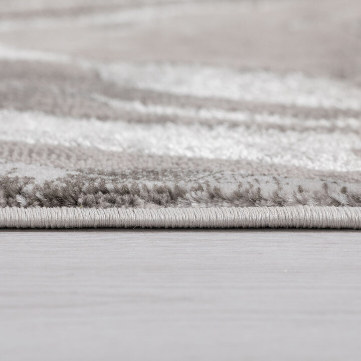 Marmor Teppich - Erio Marbled Grau  - 3