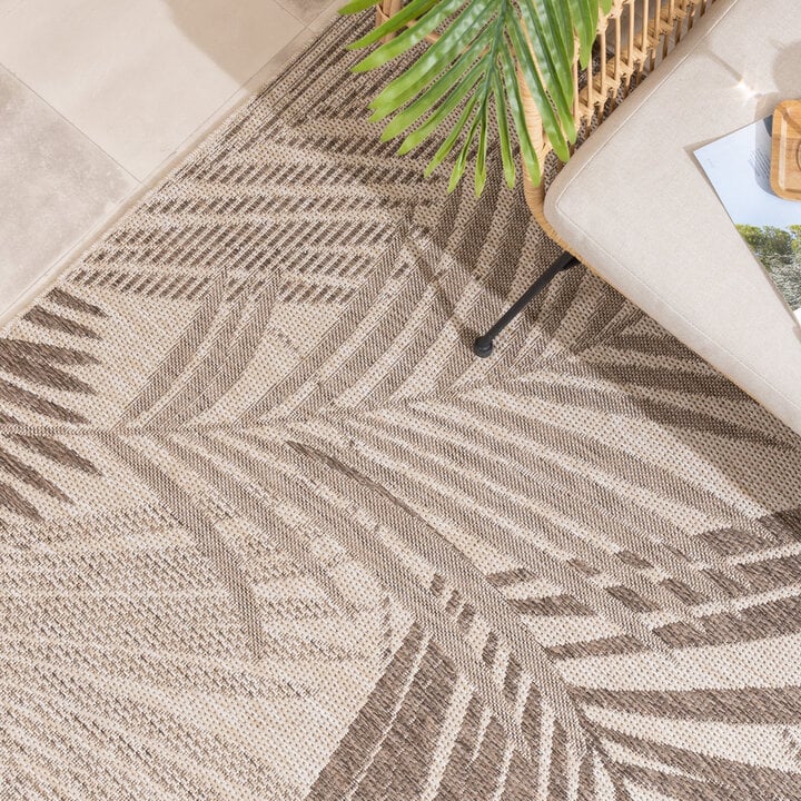 In- & Outdoor Teppich - Tiga Palm Taupe - 2