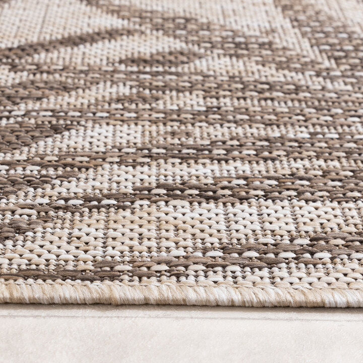 In- & Outdoor Teppich - Tiga Edge Taupe - 5