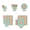 In- & Outdoor Teppich Rund - Tiga Edge Taupe - thumbnail 7