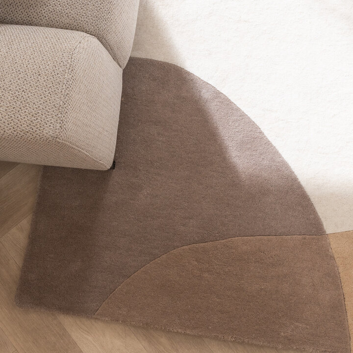 Wollteppich Abstrakt - Clarice Creme Beige - 2