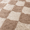Retro Teppich - Gambit Beige Weiß  - thumbnail 3