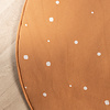 Krabbeldecke Rund - Luna Dots Orange - thumbnail 4