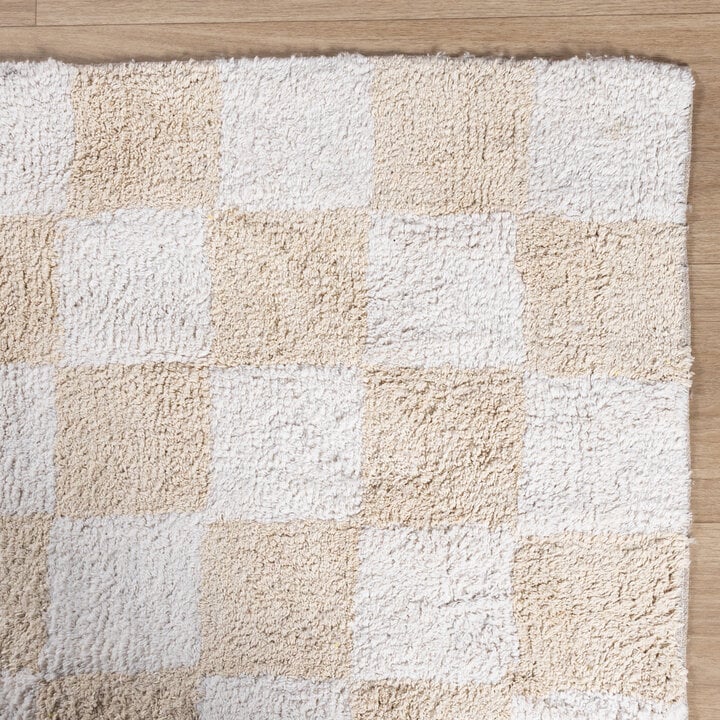 Retro Teppich - Gambit Creme Weiß - 4