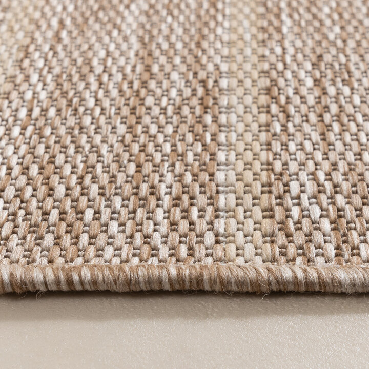 Balkonteppich - Sierra Curves Beige Creme - 5