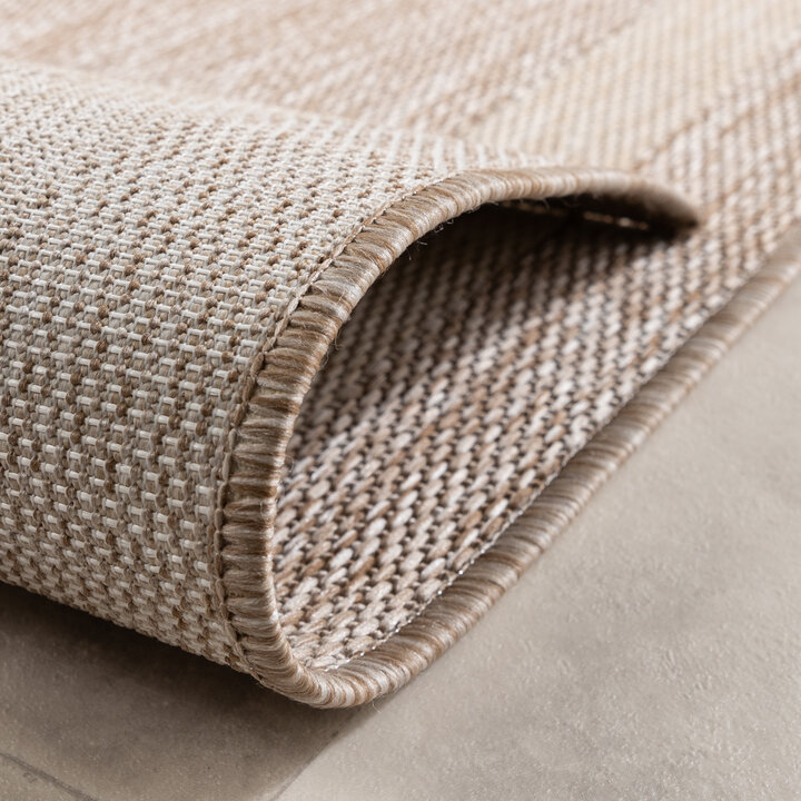 Balkonteppich - Sierra Border Beige Creme - 6