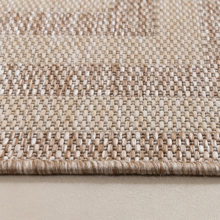 Balkonteppich - Sierra Frame Beige Creme  - 5