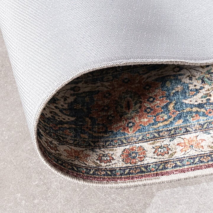 In- & Outdoor Teppich Vintage - Kairo Medaillon Bordeaux - 6