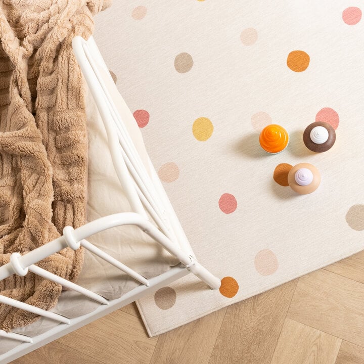 Waschbarer Kinderteppich - Evi Confetti Bunt - 2