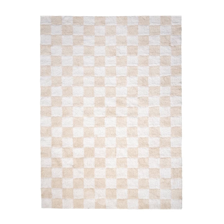 Retro Teppich - Gambit Creme Weiß - 1