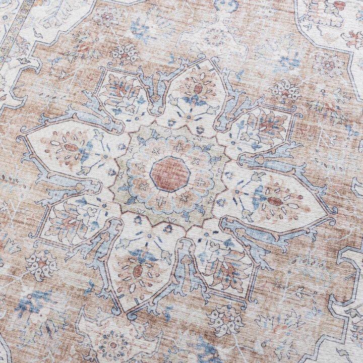 Waschbarer Läufer - Domingo Mandala Beige - 3