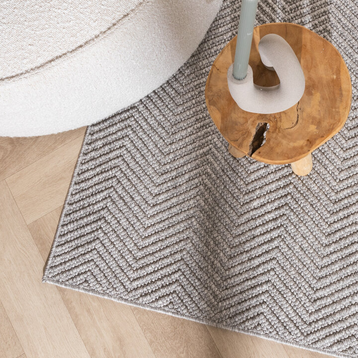 Nachhaltiger Teppich - Lorre Lines Grau Anthrazit  - 2