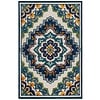 In- & Outdoor Teppich - Batio Floral Blau Grün - thumbnail 1