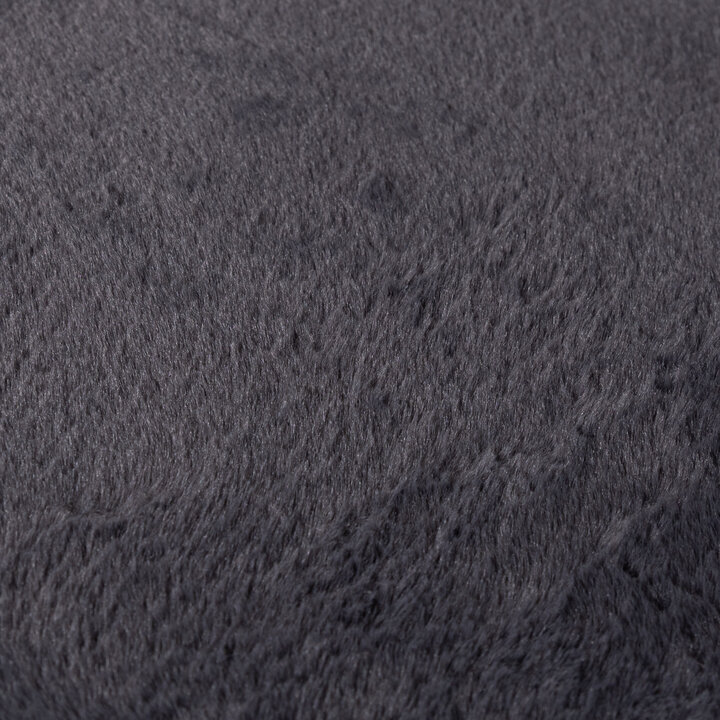 Flauschiger Teppich Rund - Cozy Anthrazit - 3