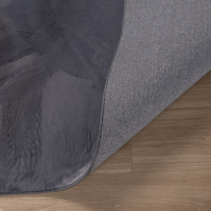 Flauschiger Teppich - Cozy Anthrazit - 6