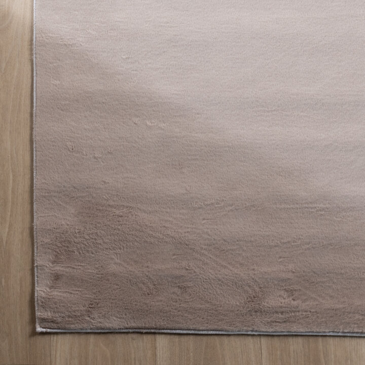 Flauschiger Teppich - Cozy Taupe - 4