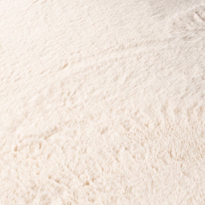 Flauschiger Teppich Rund - Cozy Creme - 3