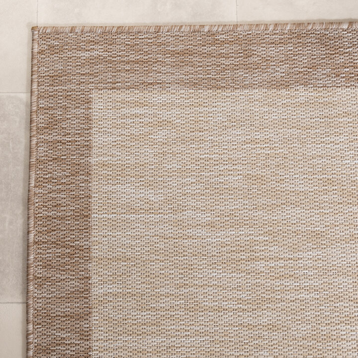 Balkonteppich - Sierra Border Creme Beige - 4