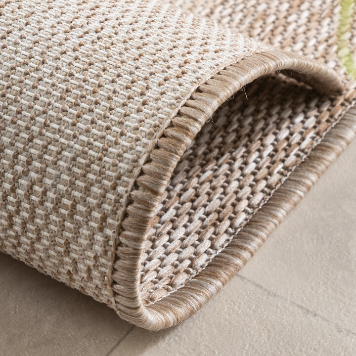 Balkonteppich - Sierra Border Creme Beige - 6