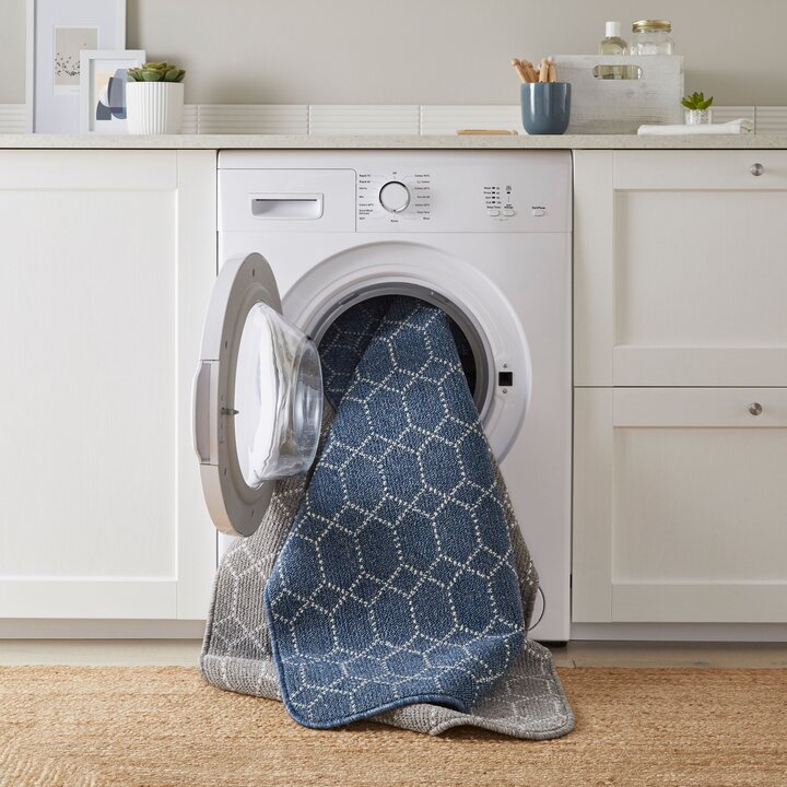 Waschbare Türmatte - Argo Blau - 5