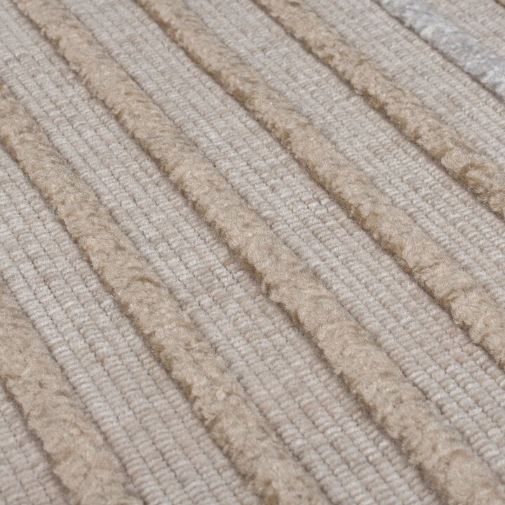 Waschbarer Teppich - Elto Stipe Beige - 2
