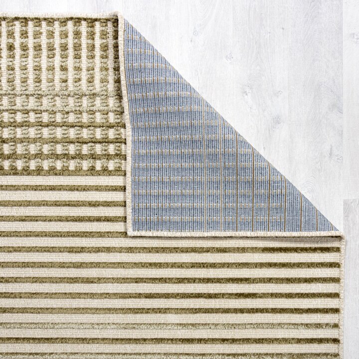 Waschbarer Teppich - Elto Stripe Grün - 5