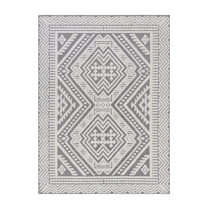 Waschbarer Teppich - Galeo Jaipur Grau - 1