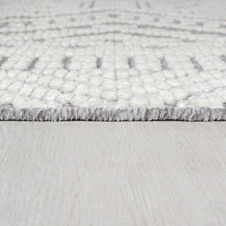 Waschbarer Teppich - Galeo Jaipur Grau - 3