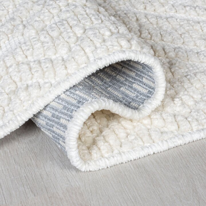 Waschbarer Teppich - Galeo Jaipur Creme - 4