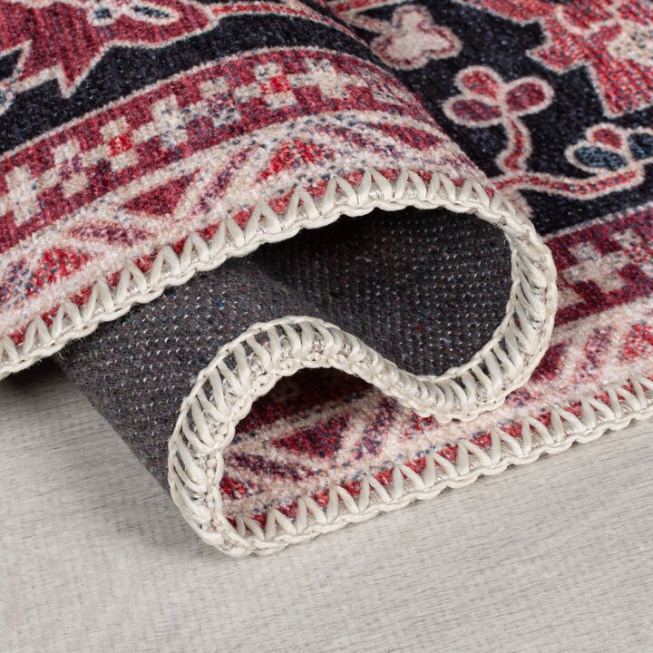 Waschbarer Teppich - Reido Traditinal Rot - 4