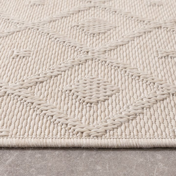 In- & Outdoor Teppich - Dunes Geo Creme - 6