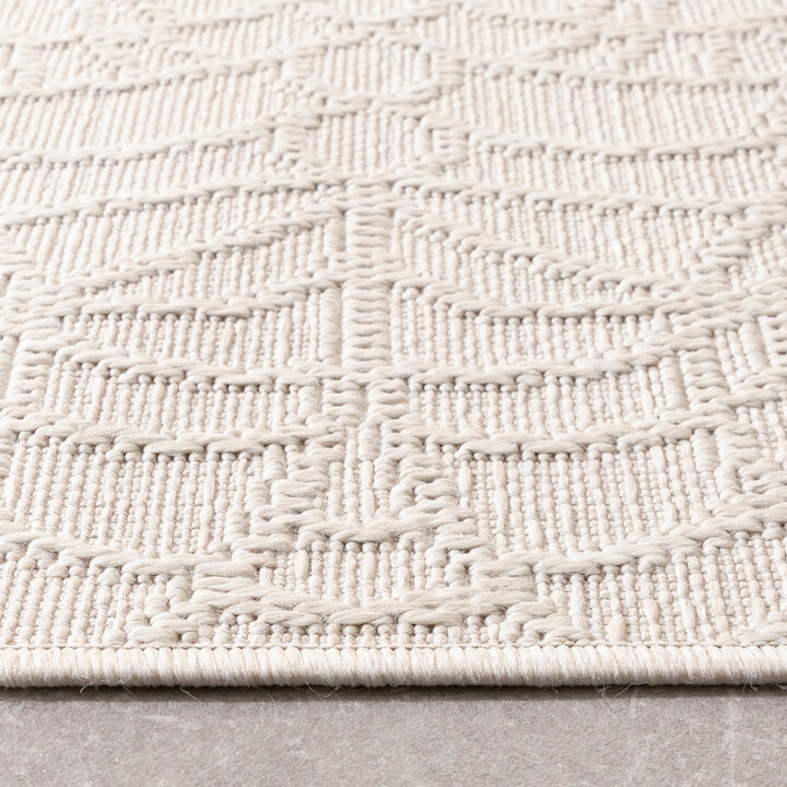 In- & Outdoor Teppich - Dunes Mandala Creme - 6