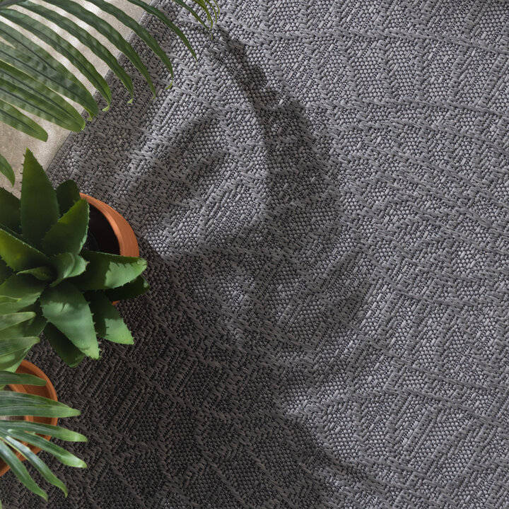 In- & Outdoor Teppich - Dunes Mandala Grau - 3