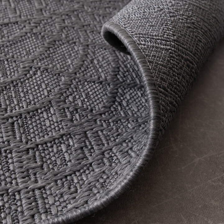 In- & Outdoor Teppich - Dunes Mandala Grau - 7