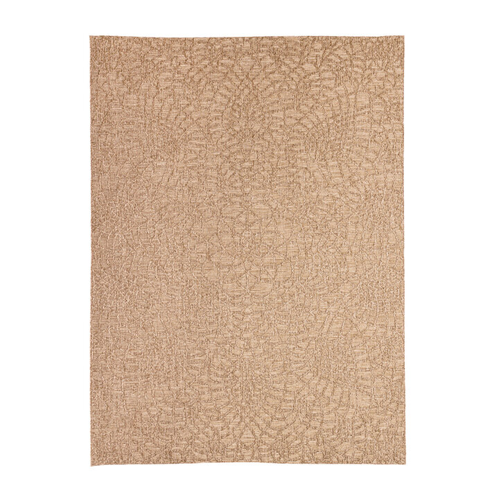 In- & Outdoor Teppich - Dunes Mandala Braun - 1