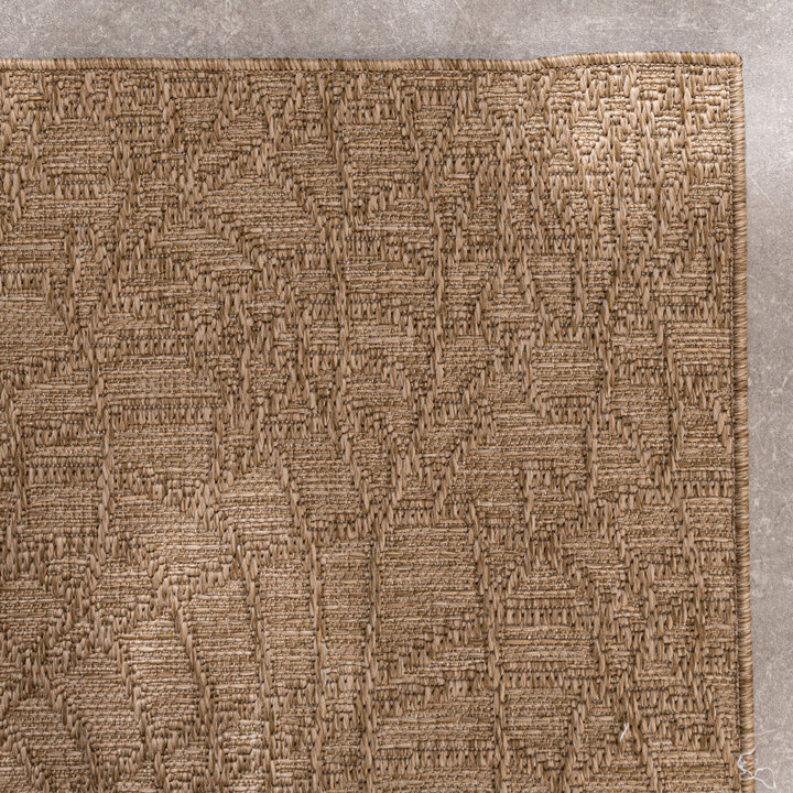 In- & Outdoor Teppich - Dunes Mandala Braun - 5