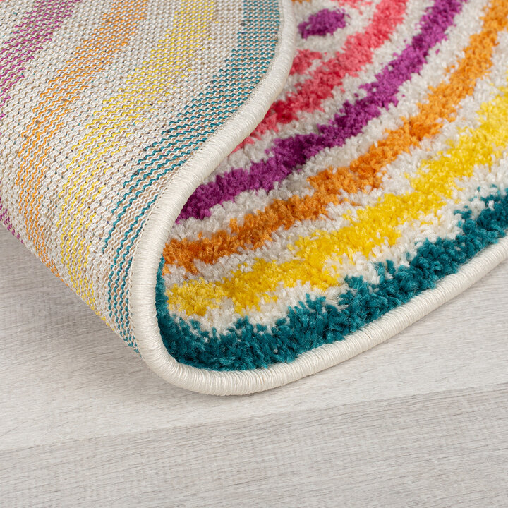 Bunter Kinderteppich Rund - Radiso Spot Multicolor - 4