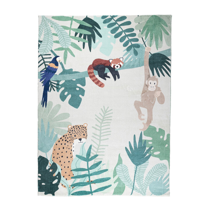 Kinderteppich - Jungle Leopard Bunt - 1