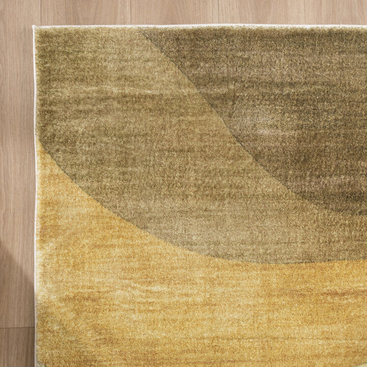 Moderner Teppich - Field Gelb - 4