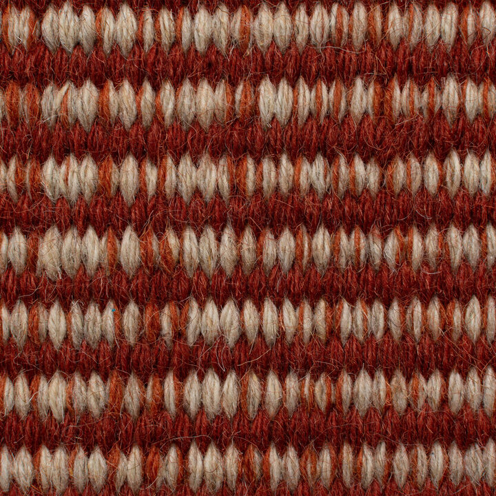 Wollteppich Läufer - Anselmo Rot - 3