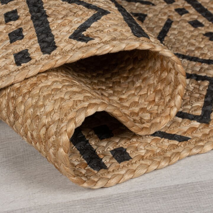 Jute Läufer - Lucio Geo Beige - 4