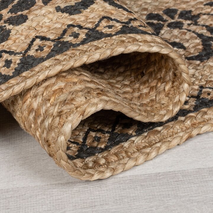Jute Teppich - Marino Floral Beige - 3