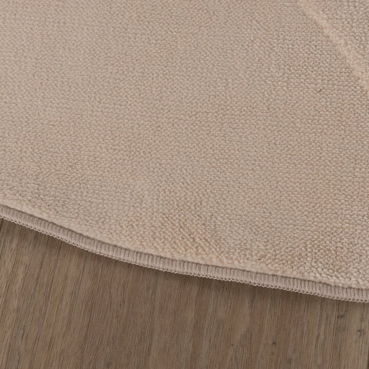 Runder Teppich Wohnzimmer - Charm Circles Beige - 5