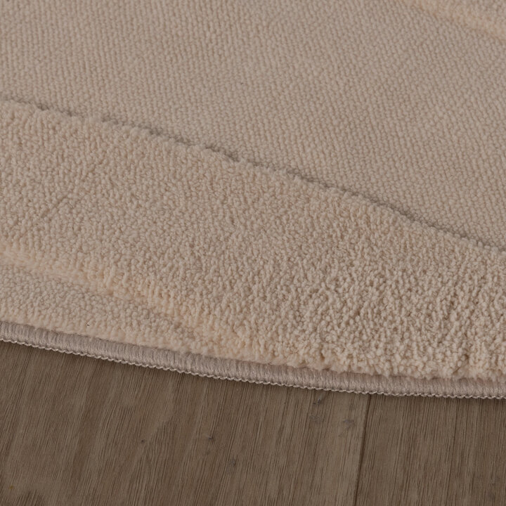 Runder Teppich Wohnzimmer - Charm Shapes Beige - 5