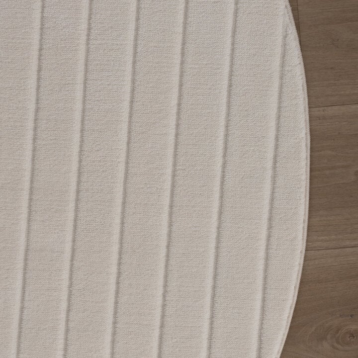 Runder Teppich Wohnzimmer - Charm Arches Weiß - 4