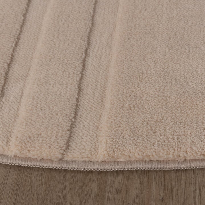 Runder Teppich Wohnzimmer - Charm Curves Beige - 5